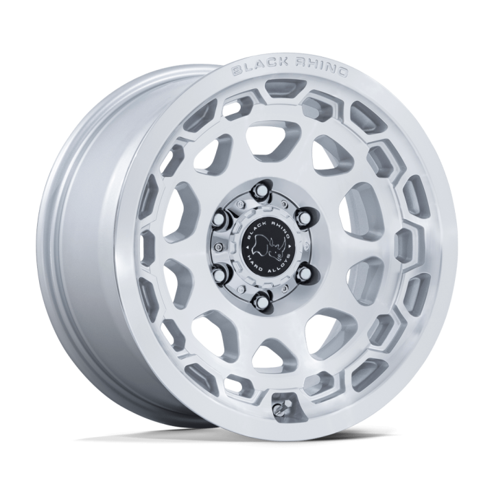 Alloy Wheel, Black Rhino BR026 CONGO, 17x8.5, ET 25, 6x139.7, 106.1, Silver - EDK.ro