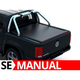 Manual Roll Top Tonneau Bed Cover, Tessera 4x4 SE, Volkswagen Amarok Ultimate 2010 - 2022 - EDK.ro