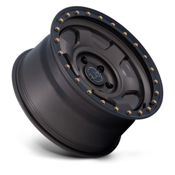 Alloy Wheel, Black Rhino BR029 TROOPER, 17x8.5, ET -10, 6x139.7, 106.1, Black - EDK.ro
