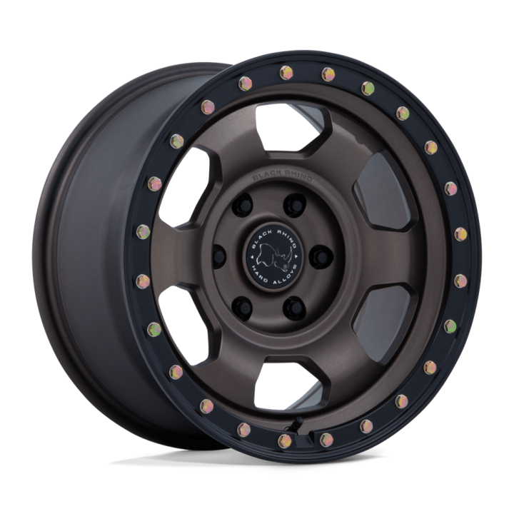 Jantă de Aluminiu, Black Rhino BR029 TROOPER, 17x8.5, ET 25, 6x139.7, 106.1, Negru - EDK.ro