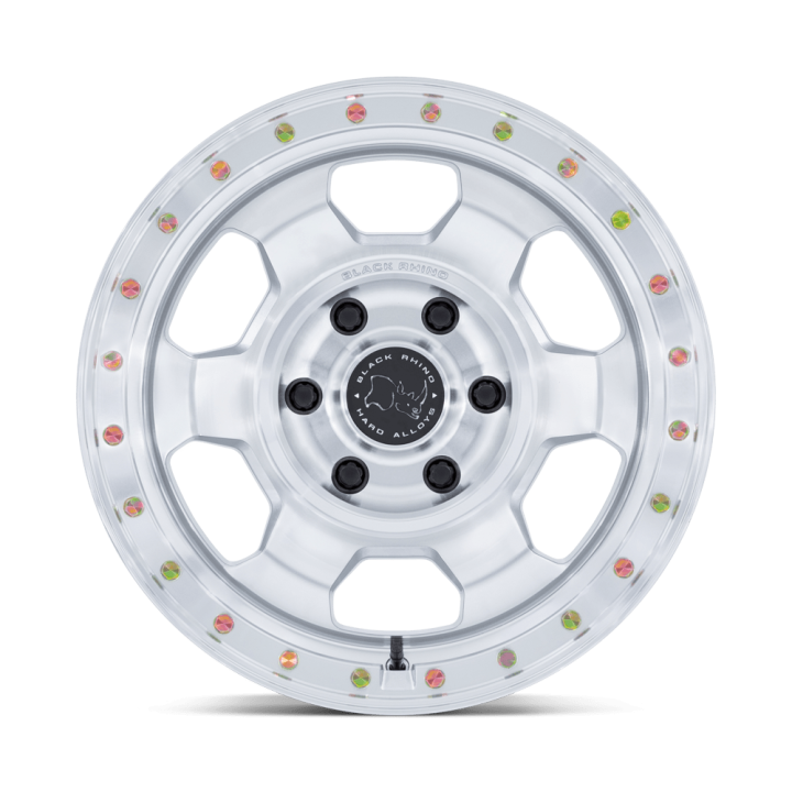 Jantă de Aluminiu, Black Rhino BR029 TROOPER, 17x8.5, ET 0, 6x139.7, 106.1, Argintiu - EDK.ro