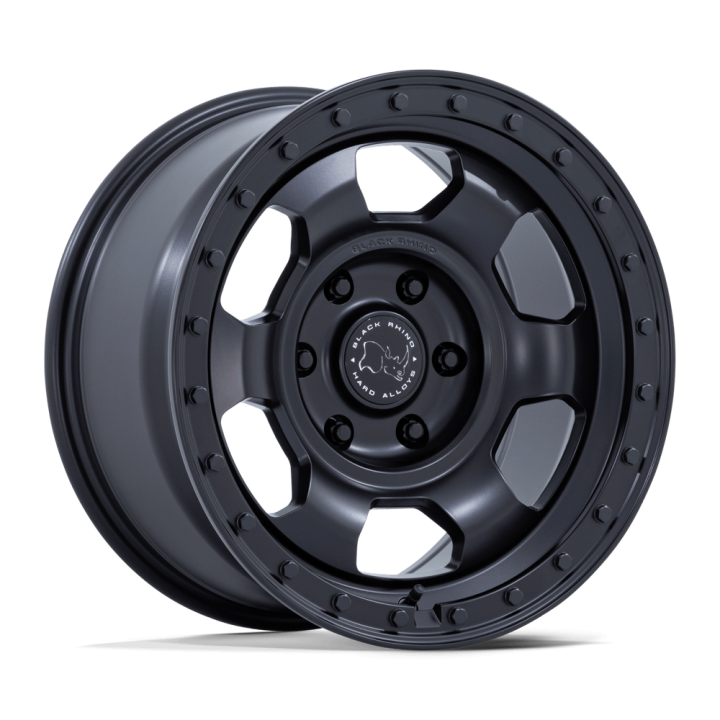 Jantă de Aluminiu, Black Rhino BR029 TROOPER, 17x8.5, ET 0, 6x139.7, 106.1, Negru - EDK.ro