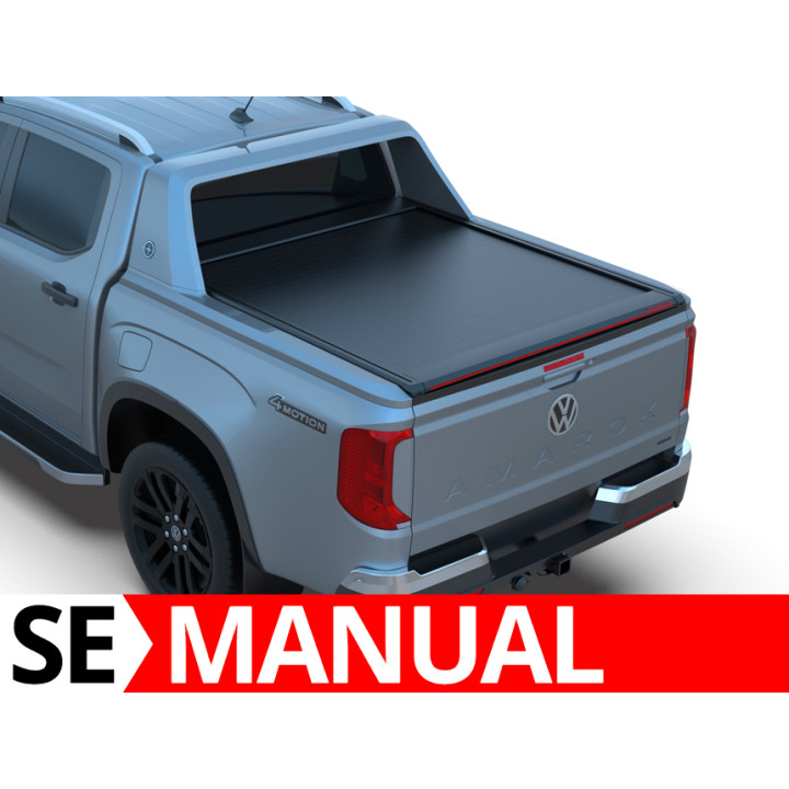 Manual Roll Top Tonneau Bed Cover, Tessera 4x4 SE, Volkswagen Amarok Aventura 2023 - Present - EDK.ro
