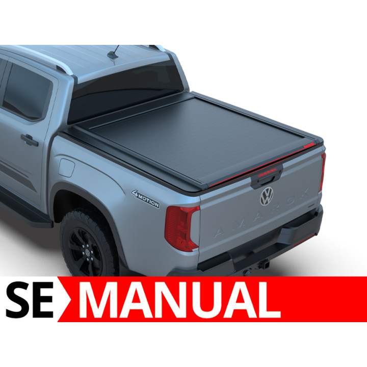 Manual Roll Top Tonneau Bed Cover, Tessera 4x4 SE, Volkswagen Amarok Lifestyle 2023 - Present - EDK.ro