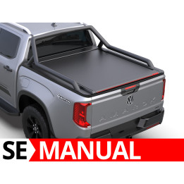 Manual Roll Top Tonneau Bed Cover, Tessera 4x4 SE, Volkswagen Amarok Panamericana 2023 - Present - EDK.ro