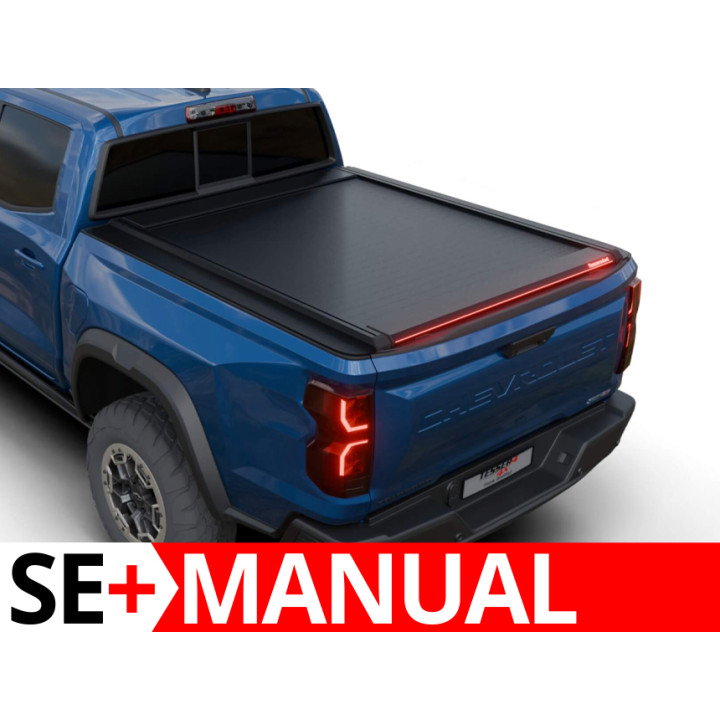 Manual Roll Top Tonneau Bed Cover, Tessera 4x4 SE+, Chevrolet Colorado 2023 - Present - EDK.ro