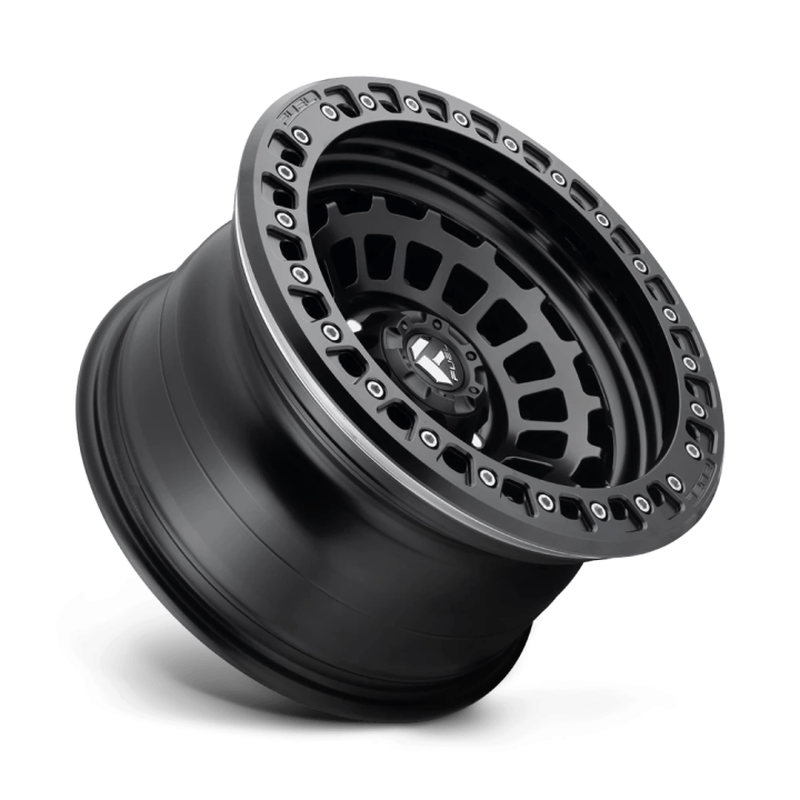 Alloy Wheel, FUEL D101 ZEPHYR Beadlock, 17x9.0, ET -15, 6x139.7, 106.1, Black - EDK.ro