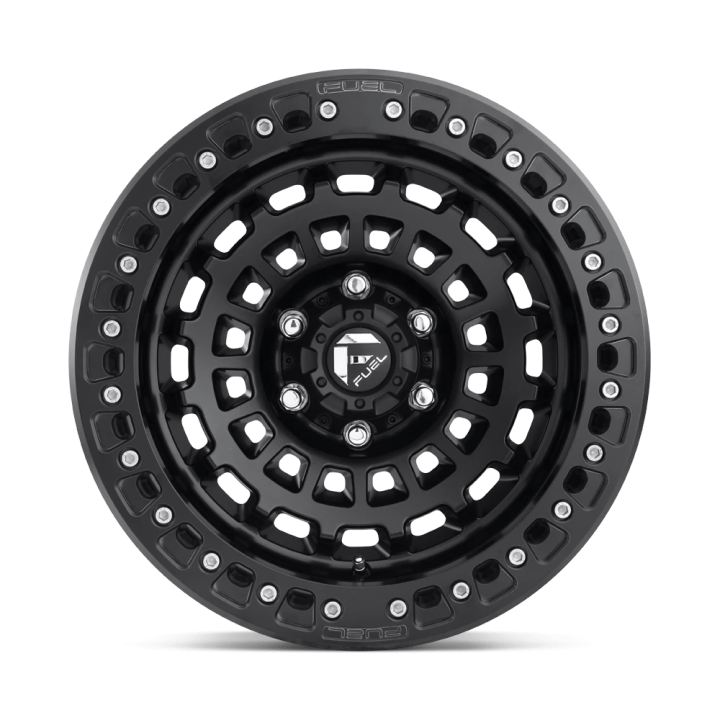 Alloy Wheel, FUEL D101 ZEPHYR Beadlock, 17x9.0, ET -15, 6x139.7, 106.1, Black - EDK.ro