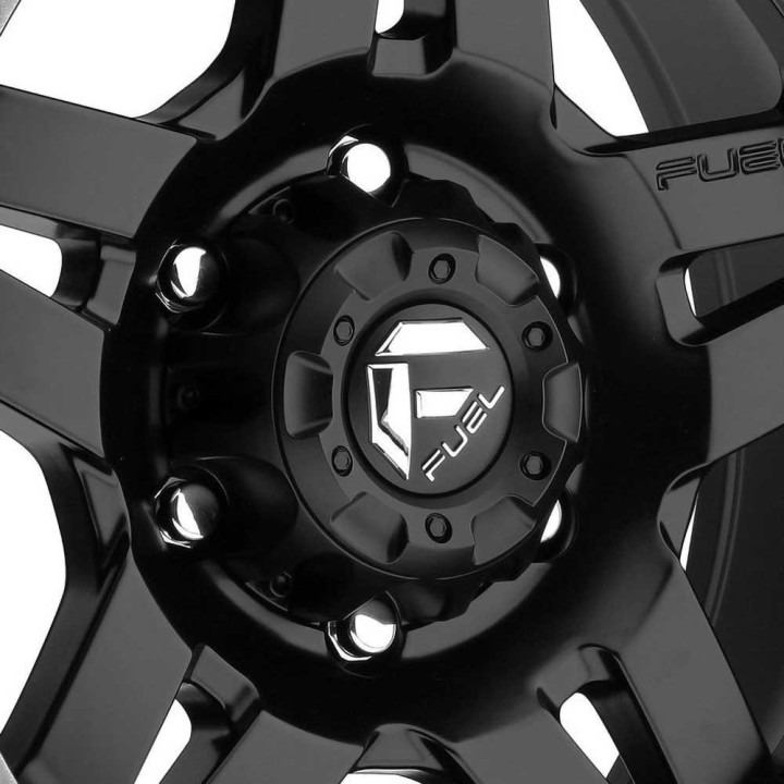 Alloy Wheel, FUEL D557 ANZA, 20x9.0, ET 19, 6x139.7, 106.1, Black - EDK.ro
