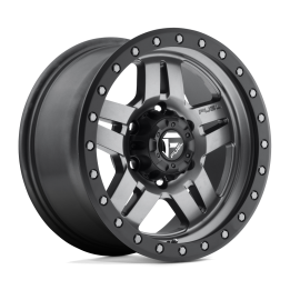 Alloy Wheel, FUEL D558 ANZA, 16x8.0, ET 1, 6x139.7, 108, Black - EDK.ro