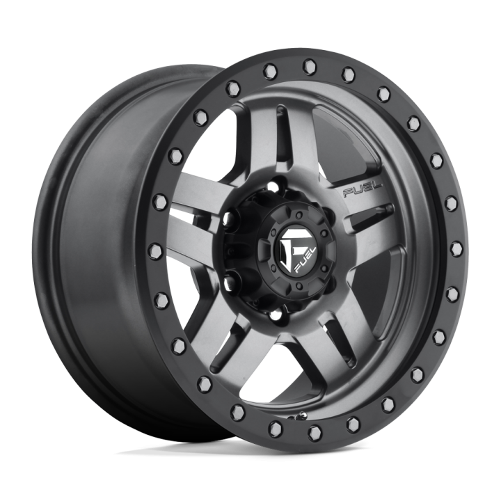 Alloy Wheel, FUEL D558 ANZA, 16x8.0, ET 1, 6x139.7, 108, Black - EDK.ro
