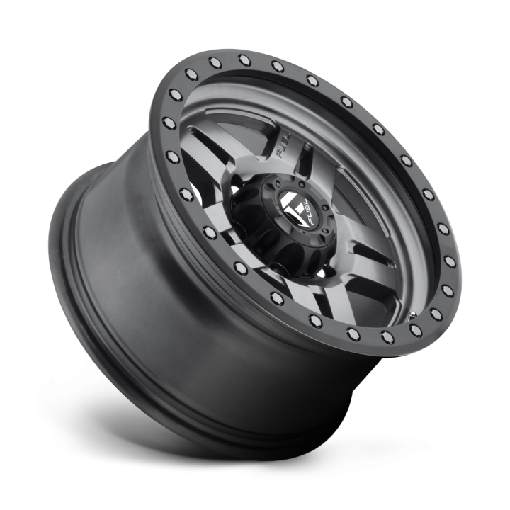 Alloy Wheel, FUEL D558 ANZA, 16x8.0, ET 1, 6x139.7, 108, Black - EDK.ro