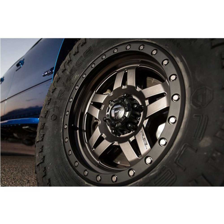 Jantă de Aluminiu, FUEL D558 ANZA, 20x9.0, ET 19, 6x139.7, 106.1, Negru - EDK.ro