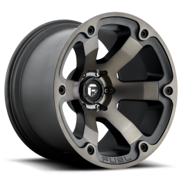 Alloy Wheel, FUEL D564 BEAST, 18x9.0, ET 19, 6x139.7, 106.1, Black - EDK.ro