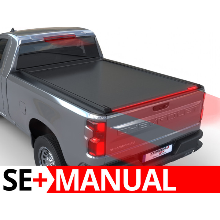 Închidere de Benă Tip Rulou Manual, Tessera 4x4 SE+, Chevrolet Silverado 1500 Lungime Benă 6.6 Feet 2019 - Prezent - EDK.ro