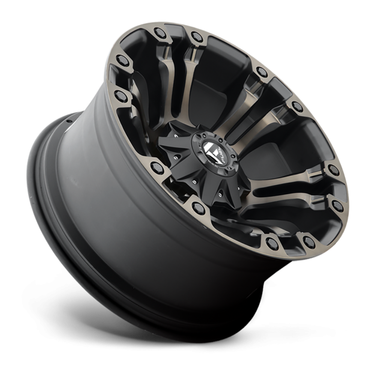 Jantă de Aluminiu, FUEL D569 VAPOR, 17x9.0, ET 20, 6x139.7, 106.1, Negru - EDK.ro