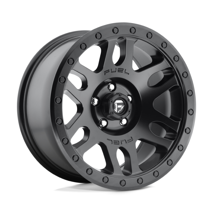 Alloy Wheel, FUEL D584 RECOIL, 17x8.5, ET 7, 6x139.7, 108, Black - EDK.ro