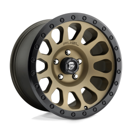 Alloy Wheel, FUEL D600 VECTOR, 17x8.5, ET 7, 6x139.7, 108, Black - EDK.ro