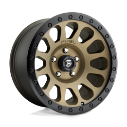 Jantă de Aluminiu, FUEL D600 VECTOR, 17x9.0, ET -12, 6x139.7, 108, Negru - EDK.ro