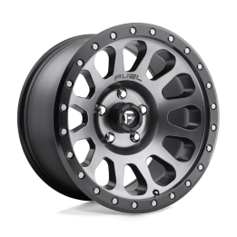 Alloy Wheel, FUEL D601 VECTOR, 17x8.5, ET 7, 6x139.7, 108, Black - EDK.ro