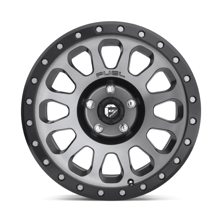 Alloy Wheel, FUEL D601 VECTOR, 17x8.5, ET 7, 6x139.7, 108, Black - EDK.ro