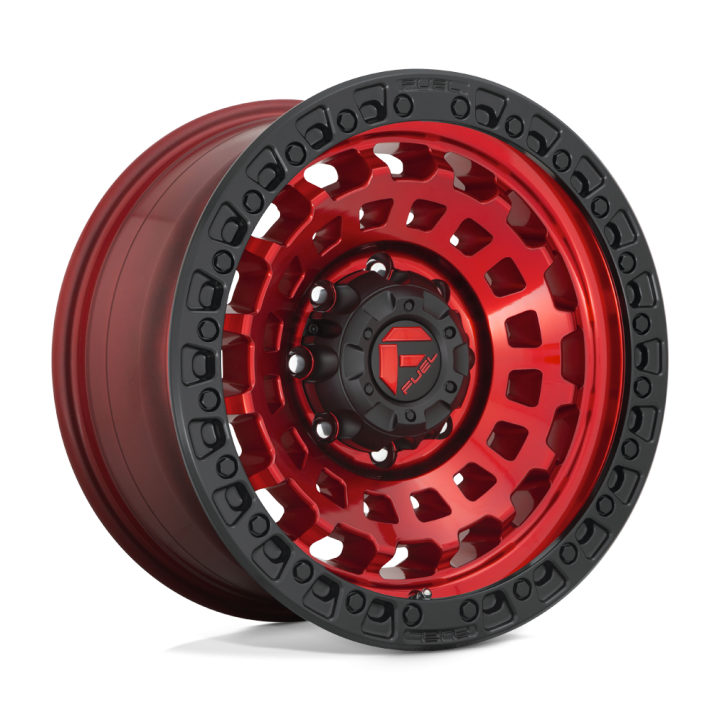 Alloy Wheel, FUEL D632 ZEPHYR, 18x9.0, ET 1, 6x139.7, 106.1, Black - EDK.ro