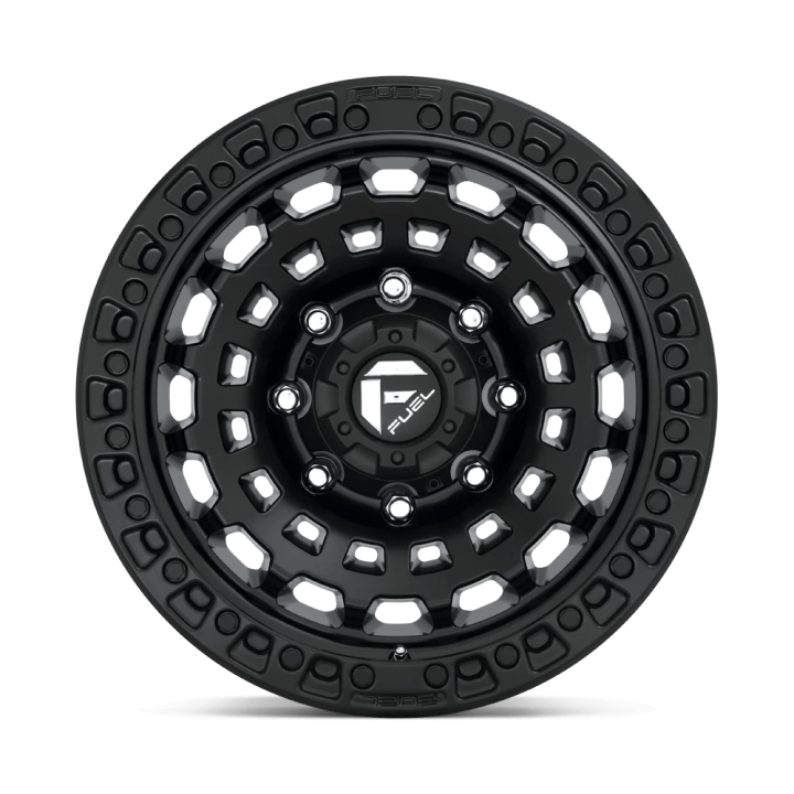 Alloy Wheel, FUEL D633 ZEPHYR, 18x9.0, ET 1, 6x139.7, 106.1, Black - EDK.ro