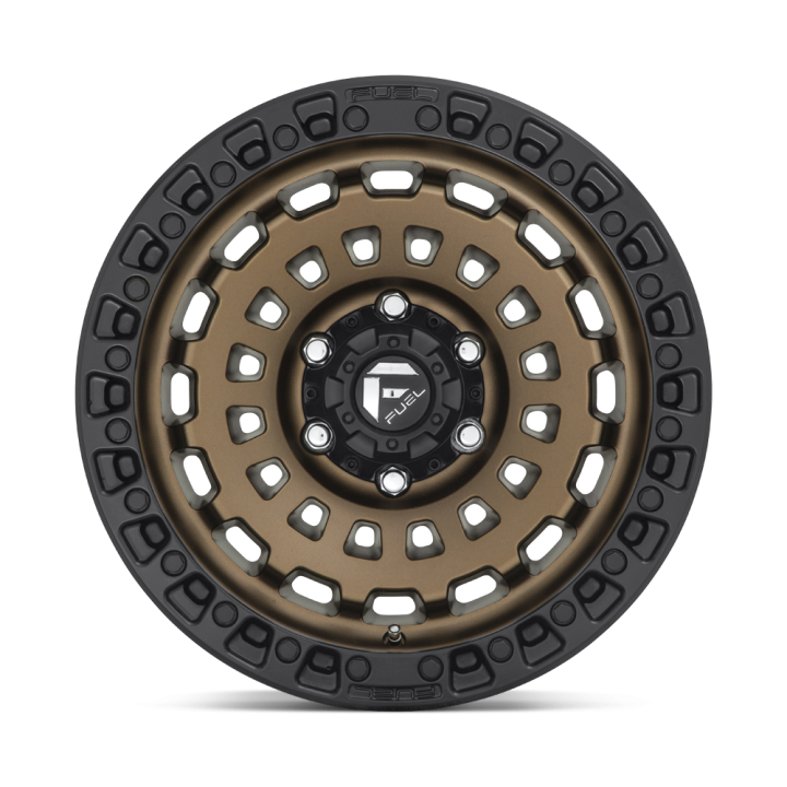 Jantă de Aluminiu, FUEL D634 ZEPHYR, 17x9.0, ET -12, 6x139.7, 106.1, Negru - EDK.ro