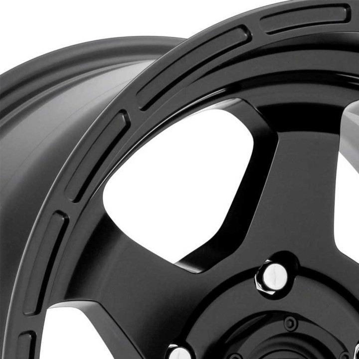 Alloy Wheel, FUEL D664 SHOK, 17x9.0, ET 1, 6x139.7, 106.1, Black - EDK.ro