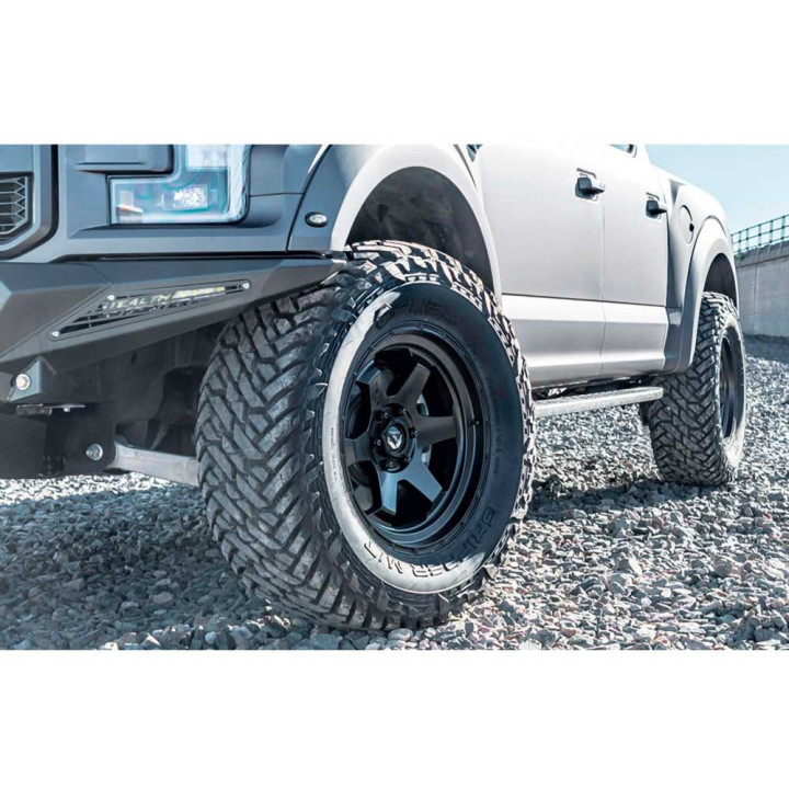Alloy Wheel, FUEL D664 SHOK, 17x9.0, ET 1, 6x139.7, 106.1, Black - EDK.ro
