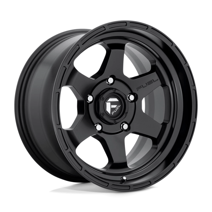 Alloy Wheel, FUEL D664 SHOK, 17x10.0, ET -18, 6x139.7, 106.1, Black - EDK.ro
