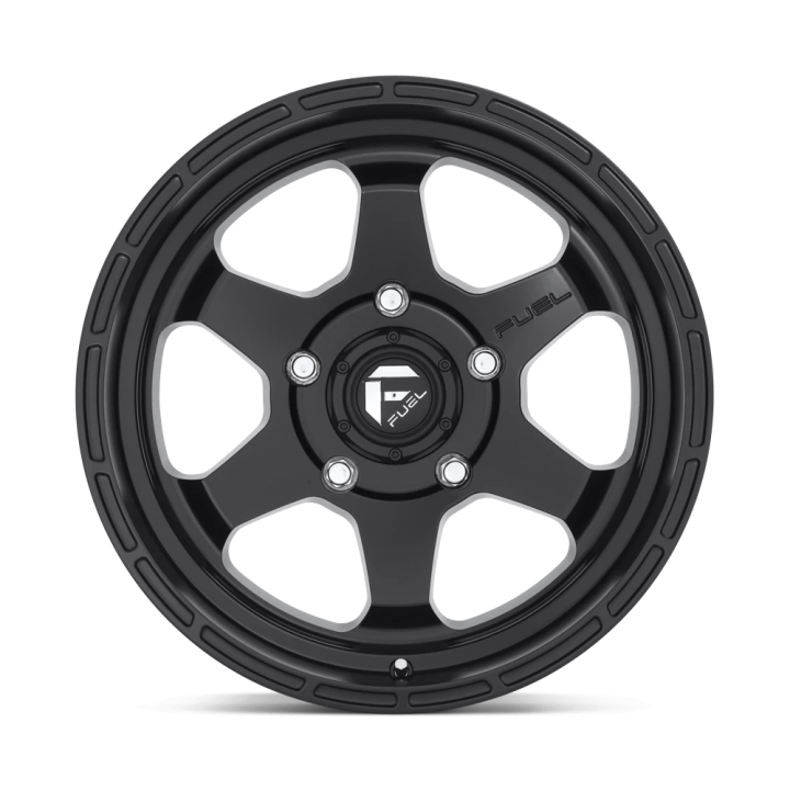 Jantă de Aluminiu, FUEL D664 SHOK, 17x10.0, ET -18, 6x139.7, 106.1, Negru - EDK.ro