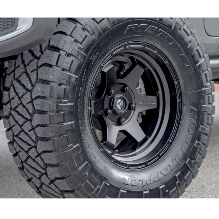 Jantă de Aluminiu, FUEL D664 SHOK, 18x9.0, ET 1, 6x139.7, 106.1, Negru - EDK.ro