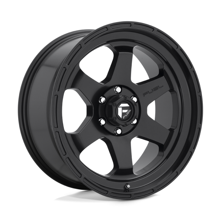 Jantă de Aluminiu, FUEL D664 SHOK, 20x9.0, ET 1, 6x139.7, 106.1, Negru - EDK.ro