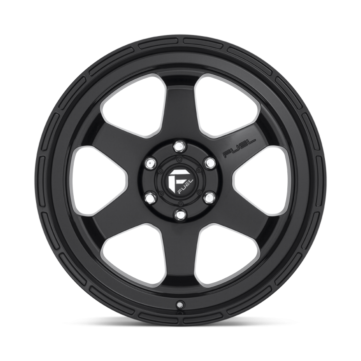 Alloy Wheel, FUEL D664 SHOK, 20x9.0, ET 1, 6x139.7, 106.1, Black - EDK.ro