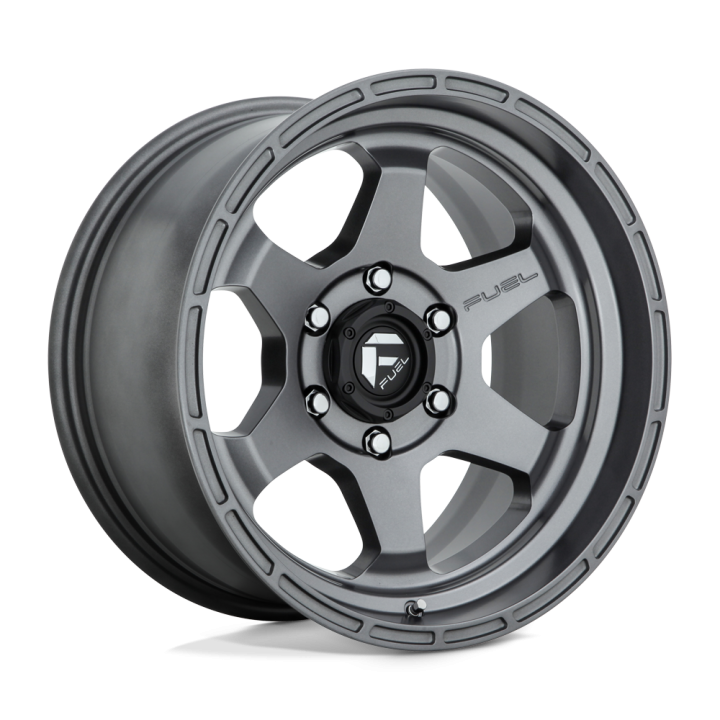 Jantă de Aluminiu, FUEL D665 SHOK, 17x9.0, ET -12, 6x139.7, 106.1, Antracit - EDK.ro