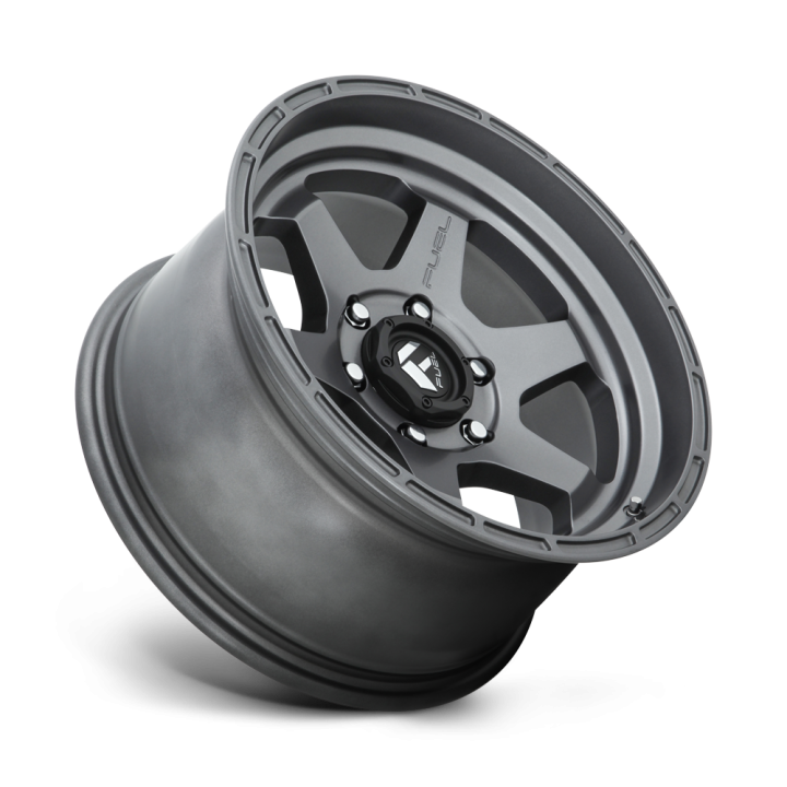 Jantă de Aluminiu, FUEL D665 SHOK, 17x9.0, ET -12, 6x139.7, 106.1, Antracit - EDK.ro