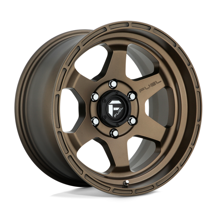 Jantă de Aluminiu, FUEL D666 SHOK, 17x9.0, ET 1, 6x139.7, 106.1, Bronz - EDK.ro