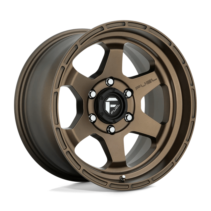 Alloy Wheel, FUEL D666 SHOK, 18x9.0, ET 1, 6x139.7, 106.1, Bronze - EDK.ro