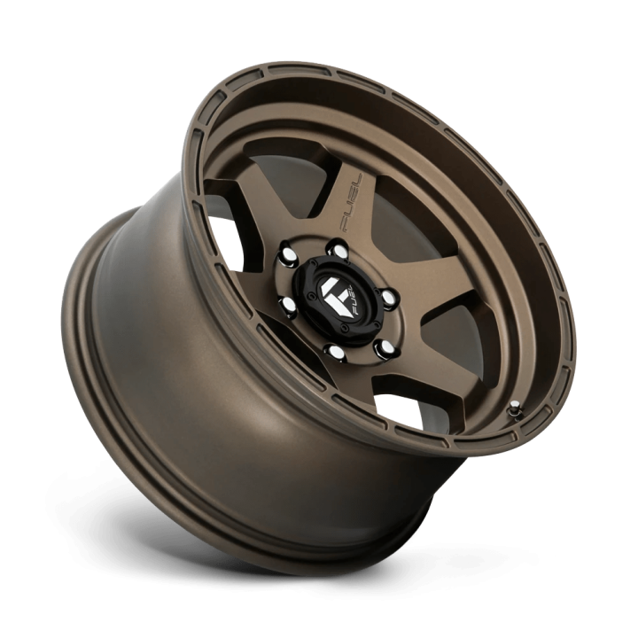 Jantă de Aluminiu, FUEL D666 SHOK, 18x9.0, ET 1, 6x139.7, 106.1, Bronz - EDK.ro