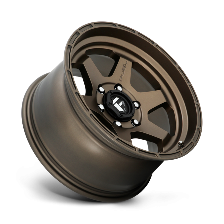 Alloy Wheel, FUEL D666 SHOK, 18x9.0, ET -12, 6x139.7, 106.1, Bronze - EDK.ro