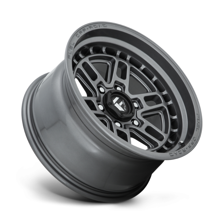 Jantă de Aluminiu, FUEL D668 NITRO, 17x9.0, ET 1, 6x139.7, 106.1, Gri Metalizat - EDK.ro