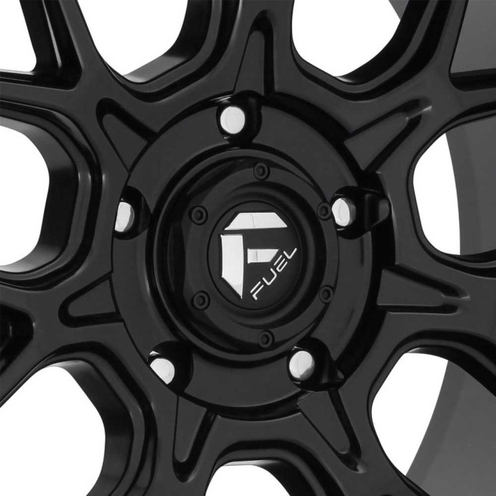 Jantă de Aluminiu, FUEL D670 TECH, 20x9.0, ET 20, 6x139.7, 106.1, Negru - EDK.ro