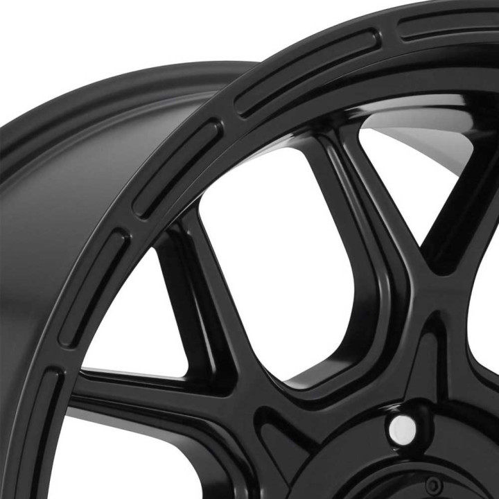 Alloy Wheel, FUEL D670 TECH, 20x9.0, ET 20, 6x139.7, 106.1, Black - EDK.ro