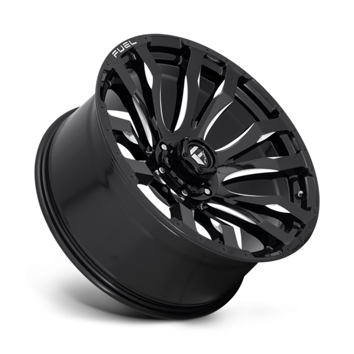 Alloy Wheel, FUEL D673 BLITZ, 18x9.0, ET 20, 6x139.7, 106.1, Black - EDK.ro