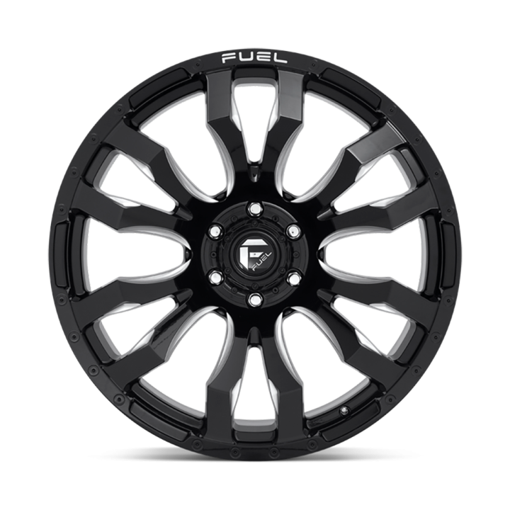 Jantă de Aluminiu, FUEL D673 BLITZ, 18x9.0, ET 20, 6x139.7, 106.1, Negru - EDK.ro