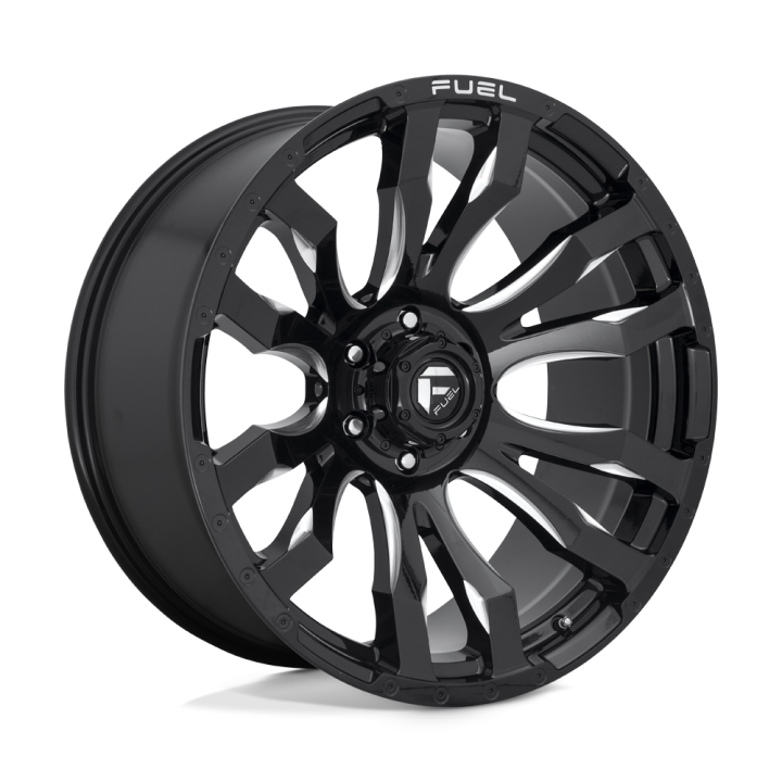 Jantă de Aluminiu, FUEL D673 BLITZ, 20x10.0, ET -18, 6x139.7, 106.1, Negru - EDK.ro