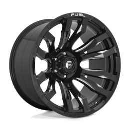 Alloy Wheel, FUEL D673 BLITZ, 22x12.0, ET -44, 6x139.7, 106.1, Black - EDK.ro