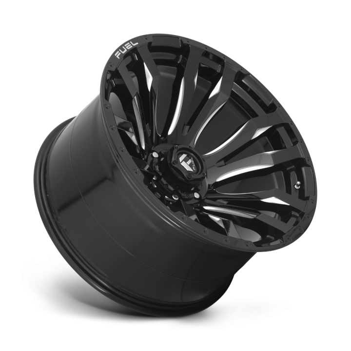 Jantă de Aluminiu, FUEL D673 BLITZ, 22x12.0, ET -44, 6x139.7, 106.1, Negru - EDK.ro
