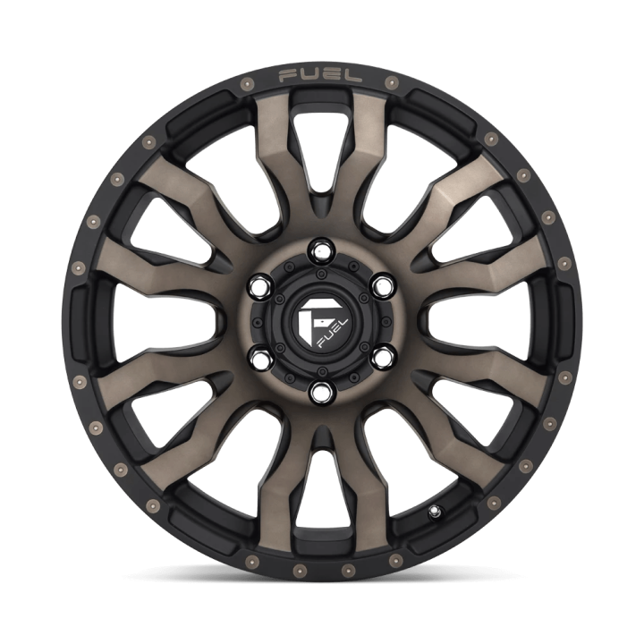 Alloy Wheel, FUEL D674 BLITZ, 18x9.0, ET 20, 6x139.7, 106.1, Black - EDK.ro